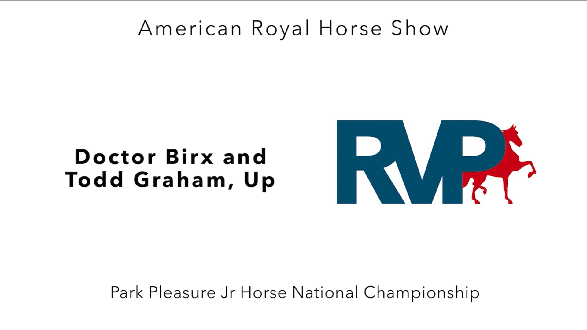 AR24 - Class 138 - Doctor Birx and Todd Graham, Up