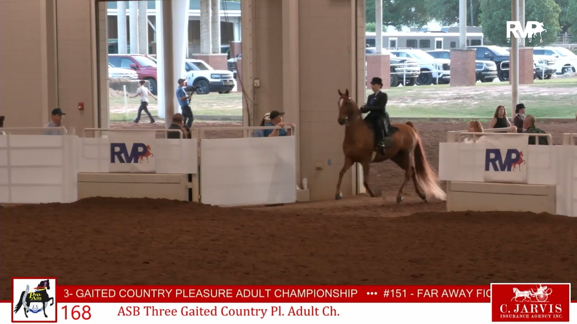 ProAm26 - Class 168 - ASB Three Gaited Country Pleasure Adult Championship