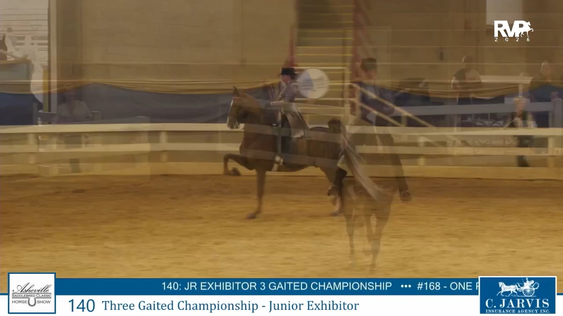 ASC26 - Class 140 - Three Gaited Championship Jr Exhibitor