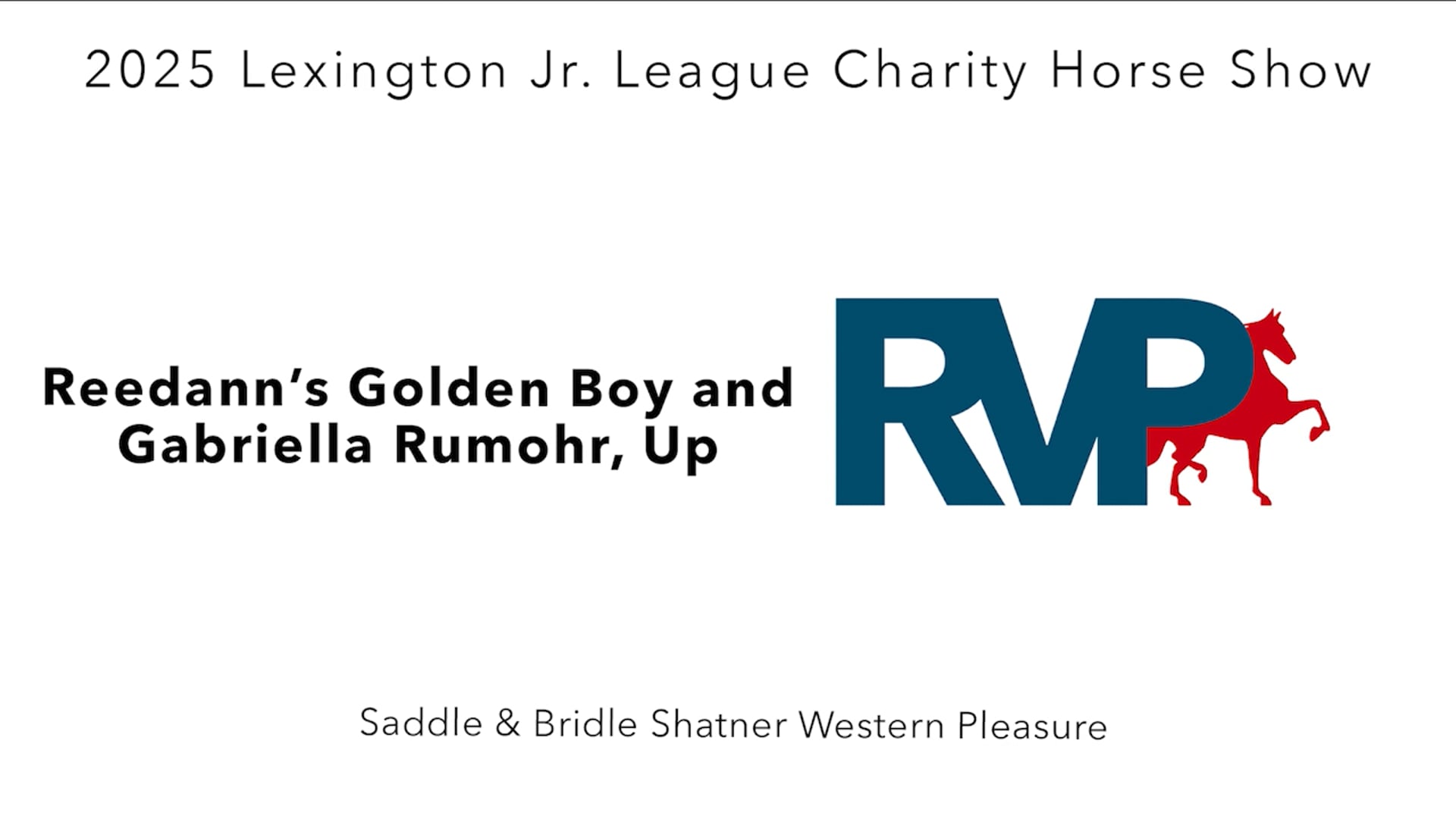 LJL25 - Class 64 - Reedann's Golden Boy and Gabriella Rumohr, Up