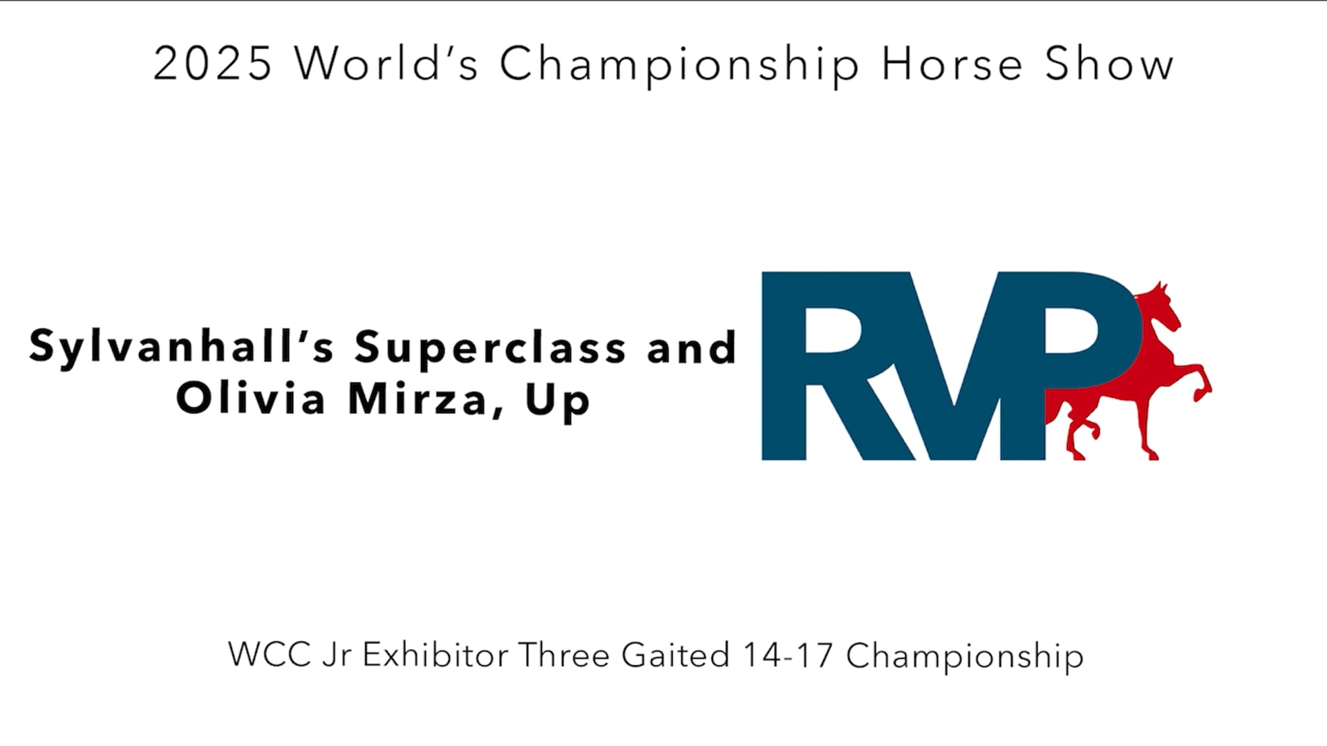 WCHS25 - Class 199 - Sylvanhall's Superclass and Olivia Mirza, Up