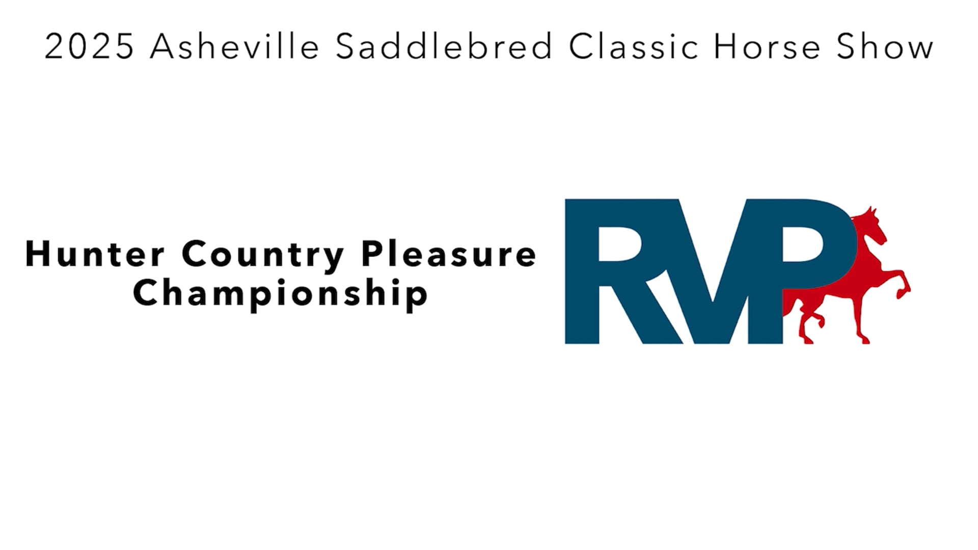 ASC25 - Class 95 - Hunter Country Pleasure Championship