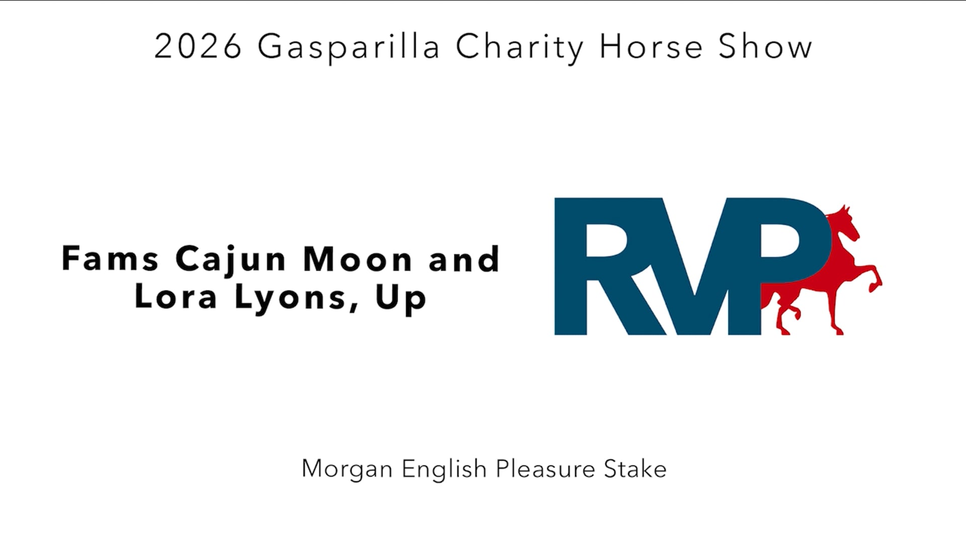 GC26 - Class 159 - Fams Cajun Moon and Lora Lyons, Up