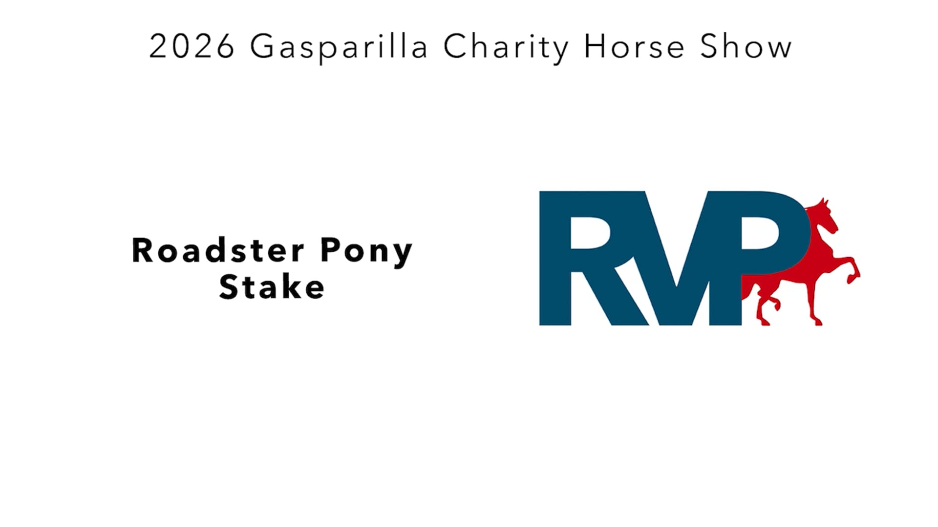 GC26 - Class 168 - Three Gaited Stake