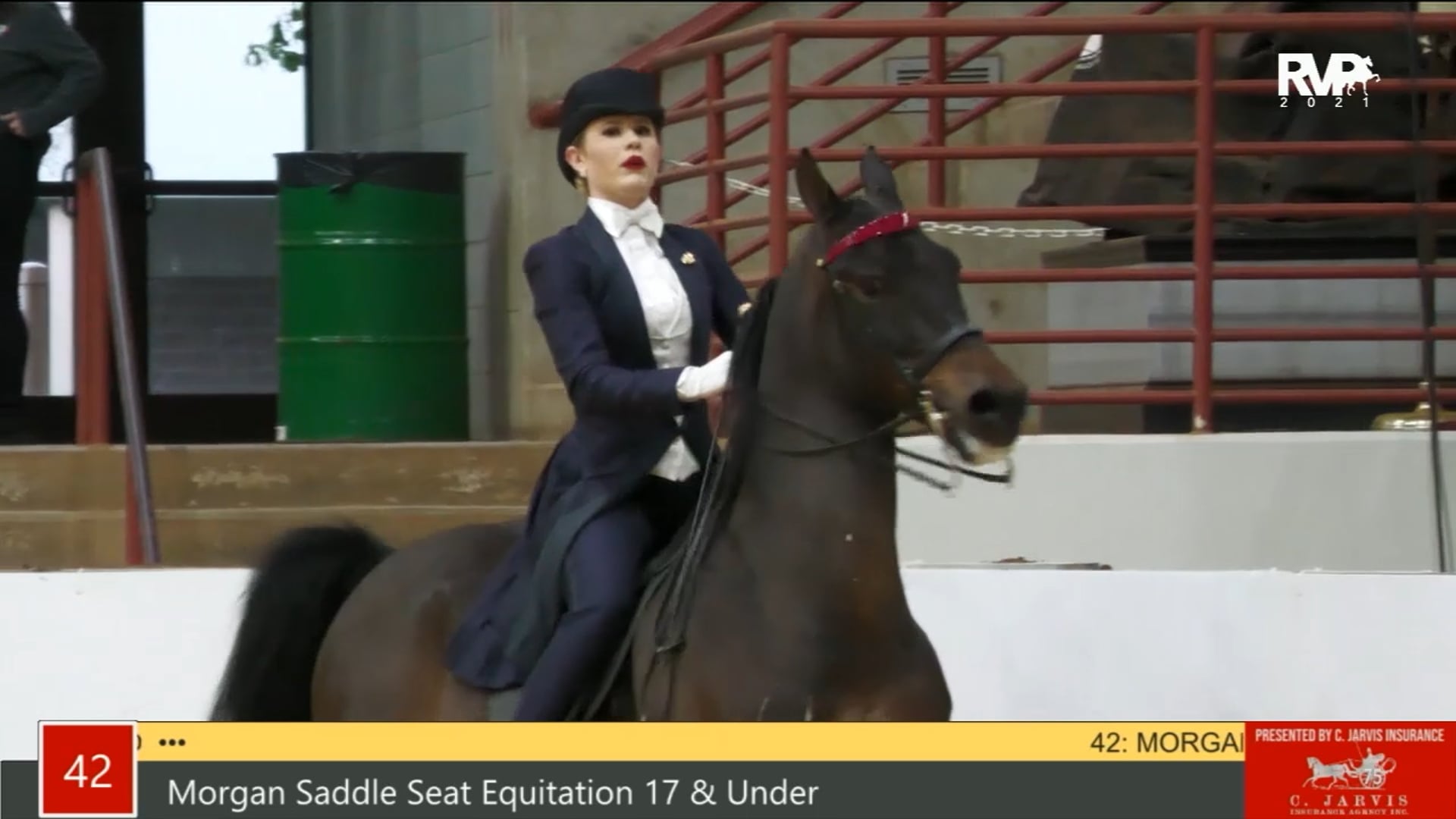 PA21 - Class 42 Morgan Saddle Seat Equitation, 17 & Under