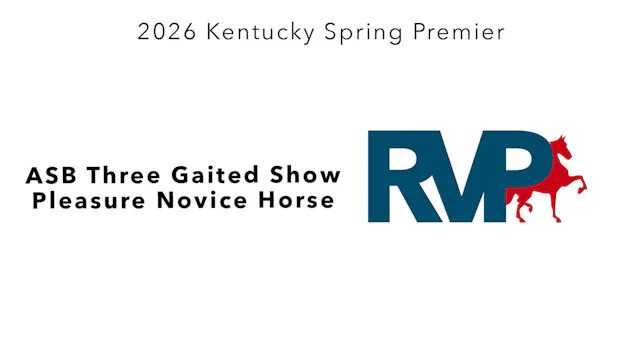 KYSP26 - Class 43 - ASB Three Gaited ...