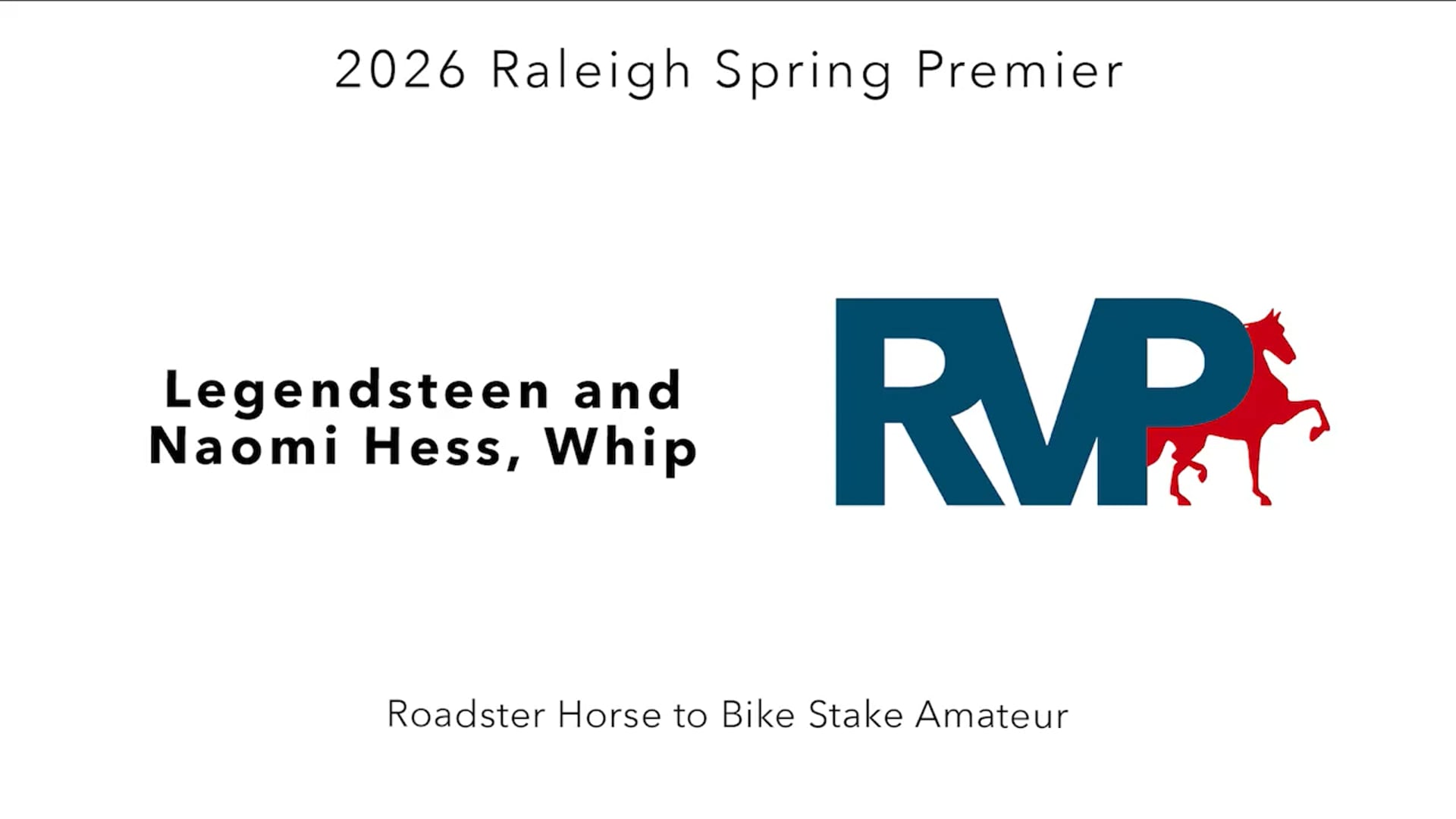 RSP26 - Class 127 - Legendsteen and Naomi Hess, Whip