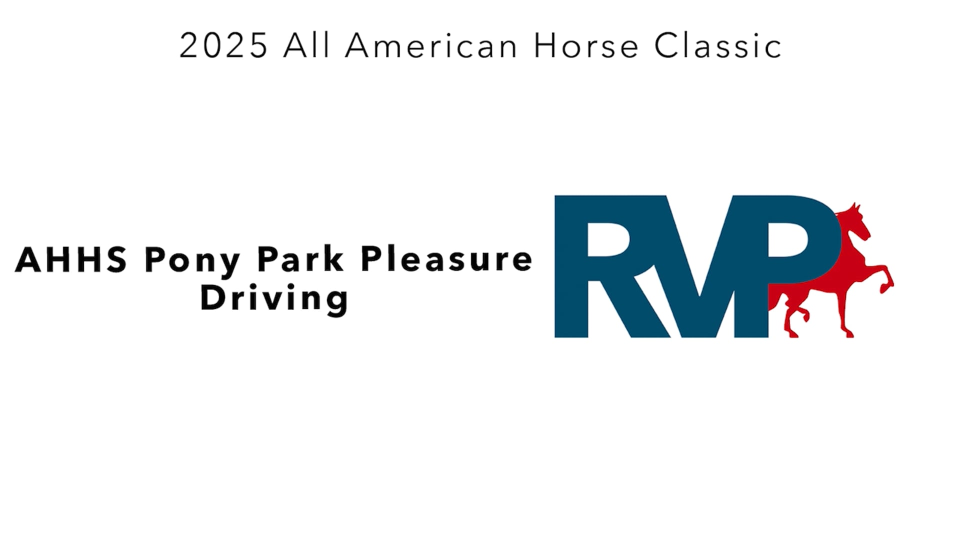 AAC25 - Class 40 - AHHS Pony Park Pleasure Driving