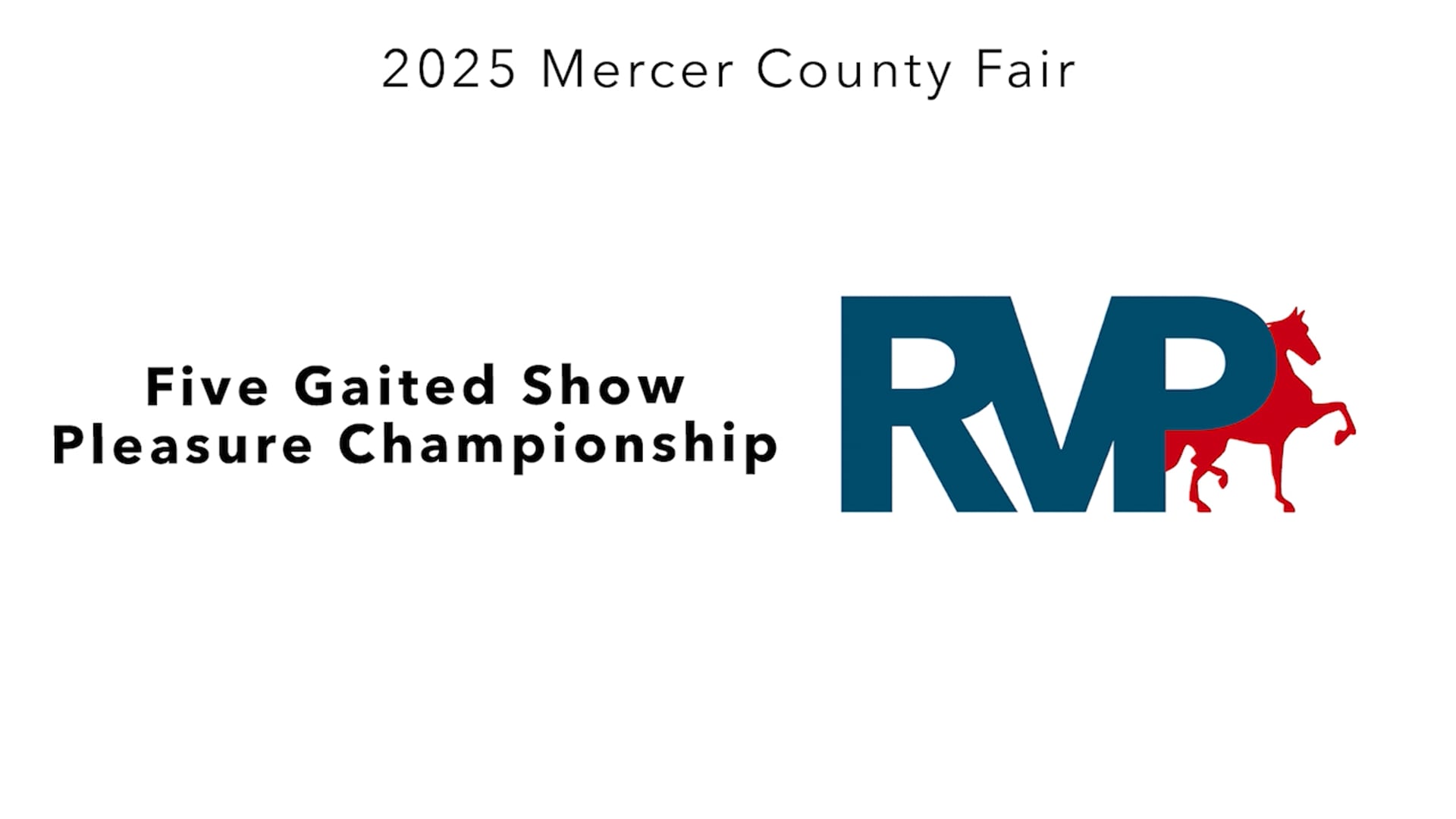 MCF25 - Class 78 - Five Gaited Show Pleasure Championship