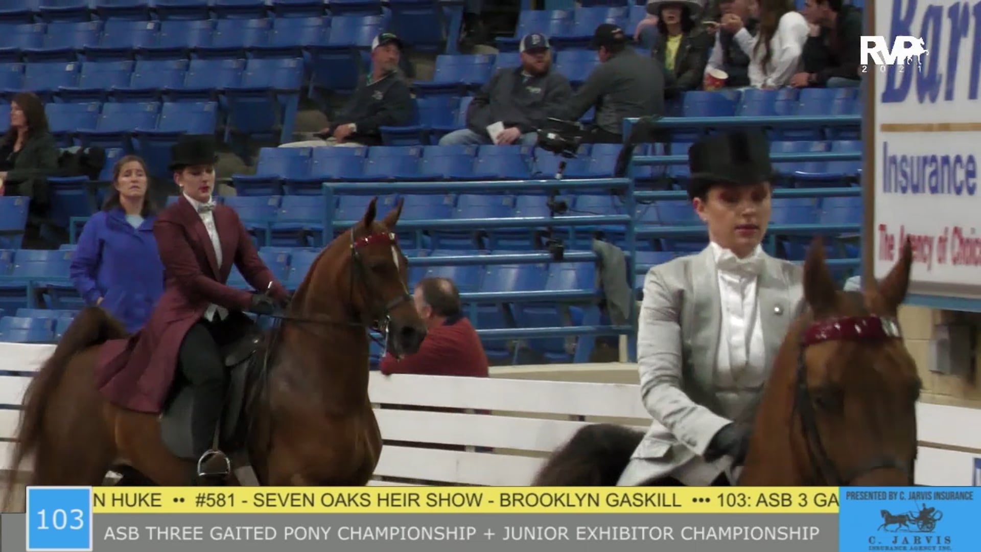 SSSF21 - Class 103 and 103A - ASB Three Gaited Pony Championship + Junior Exhibitor Championship (tied separately)