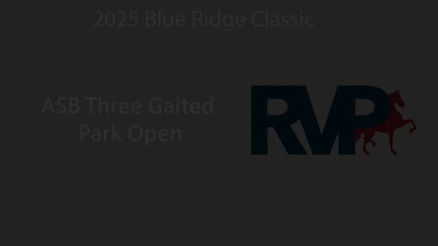 BRC25 - Class 84 - ASB Three Gaited P...
