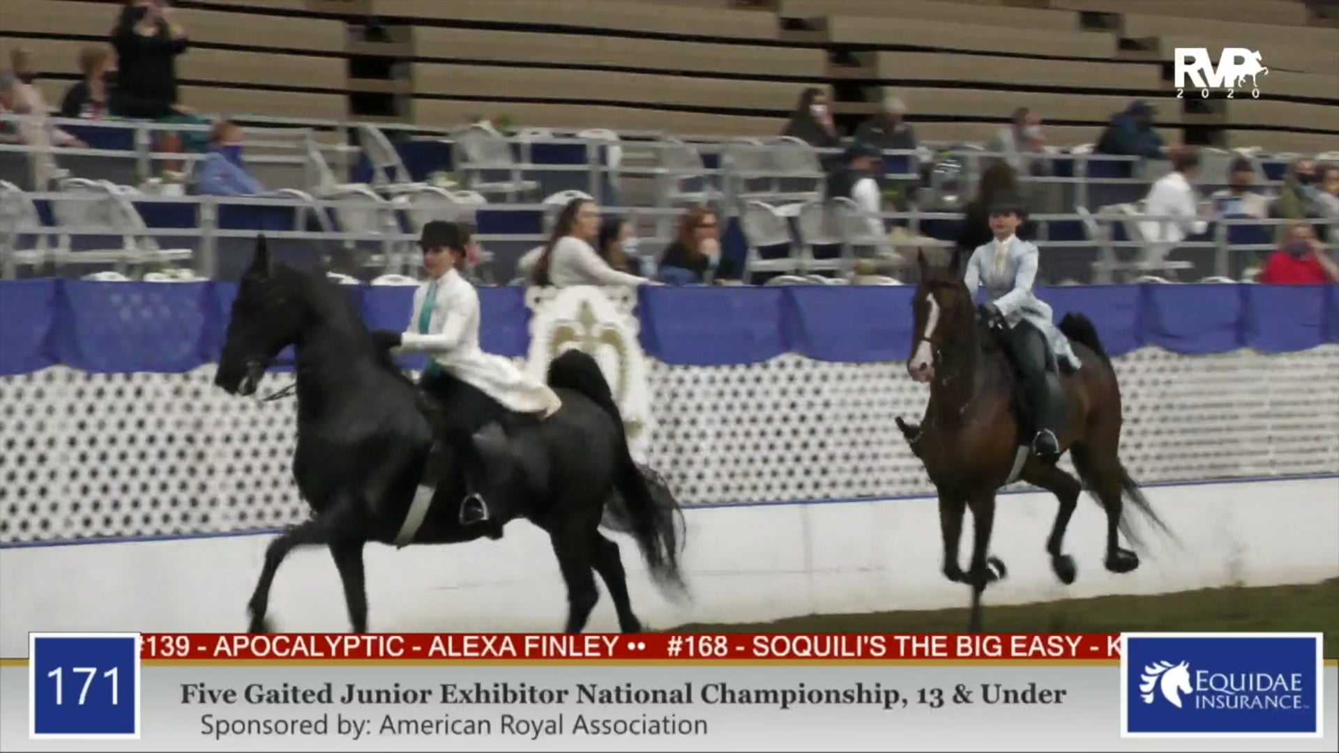 2020 AR - Class 171 Five Gaited Junior Exhibitor 13 & 
Under National Championship