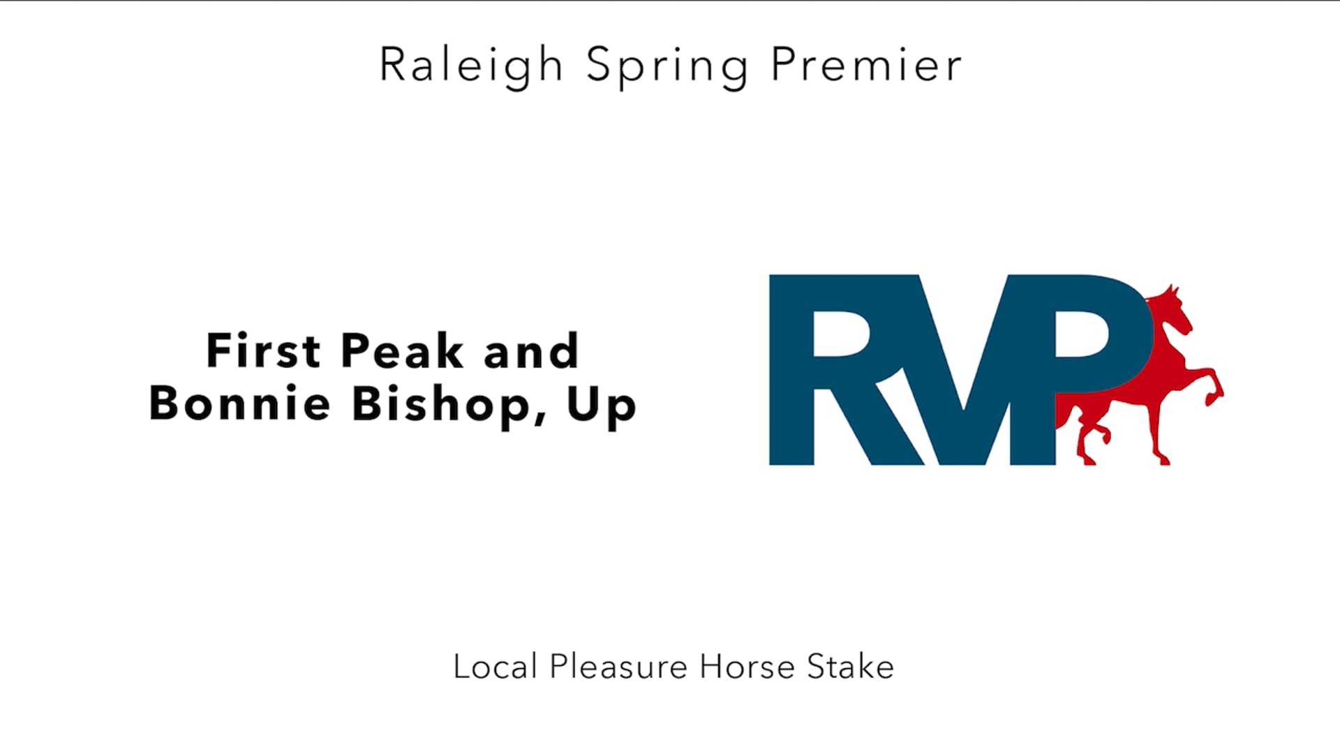 RSP25 - Class 35 - First Peak and Bonnie Bishop,  Up