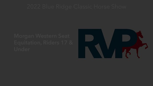 BR22 - Class 5 - Morgan Western Seat ...