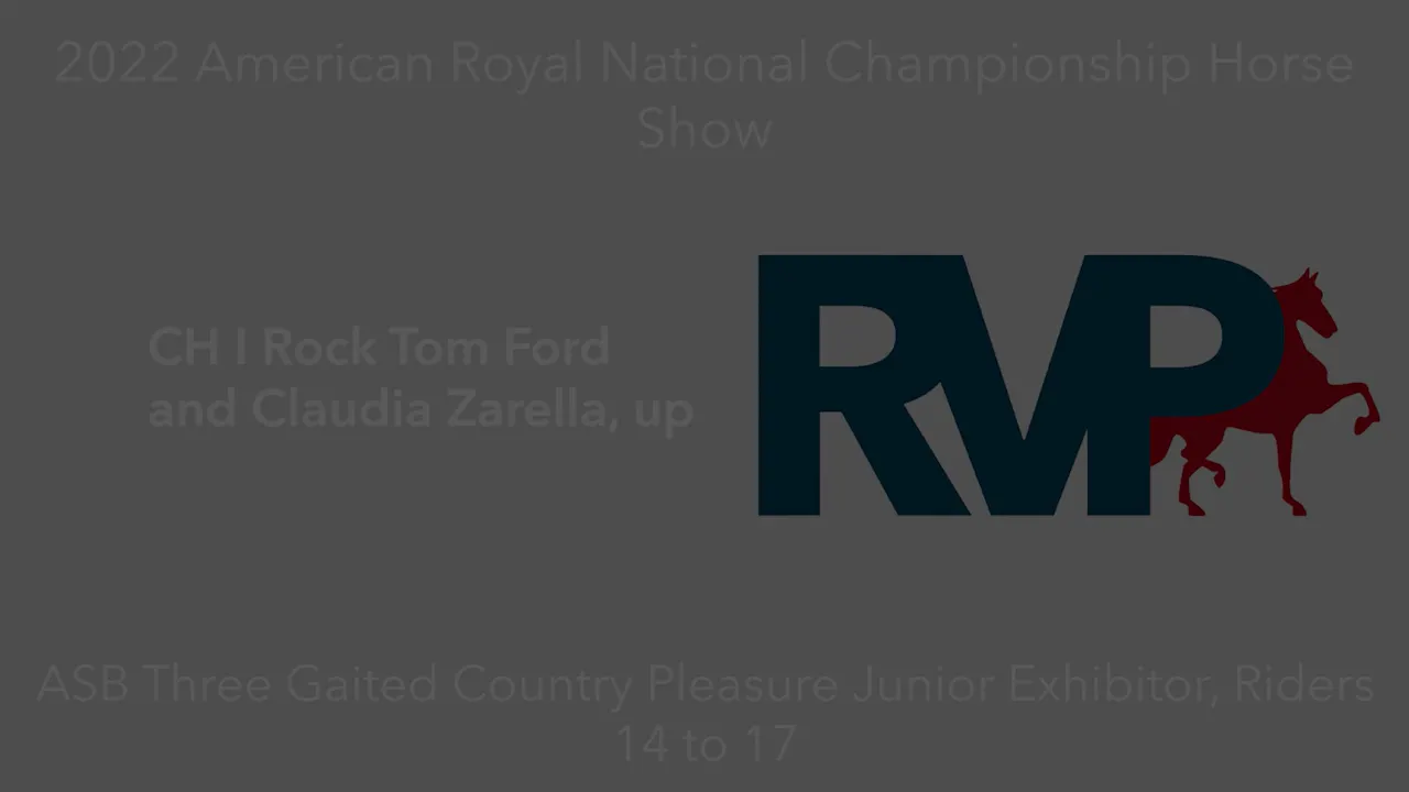 AR22 - Class 80 - CH I Rock Tom Ford and Claudia Zarella, up ...