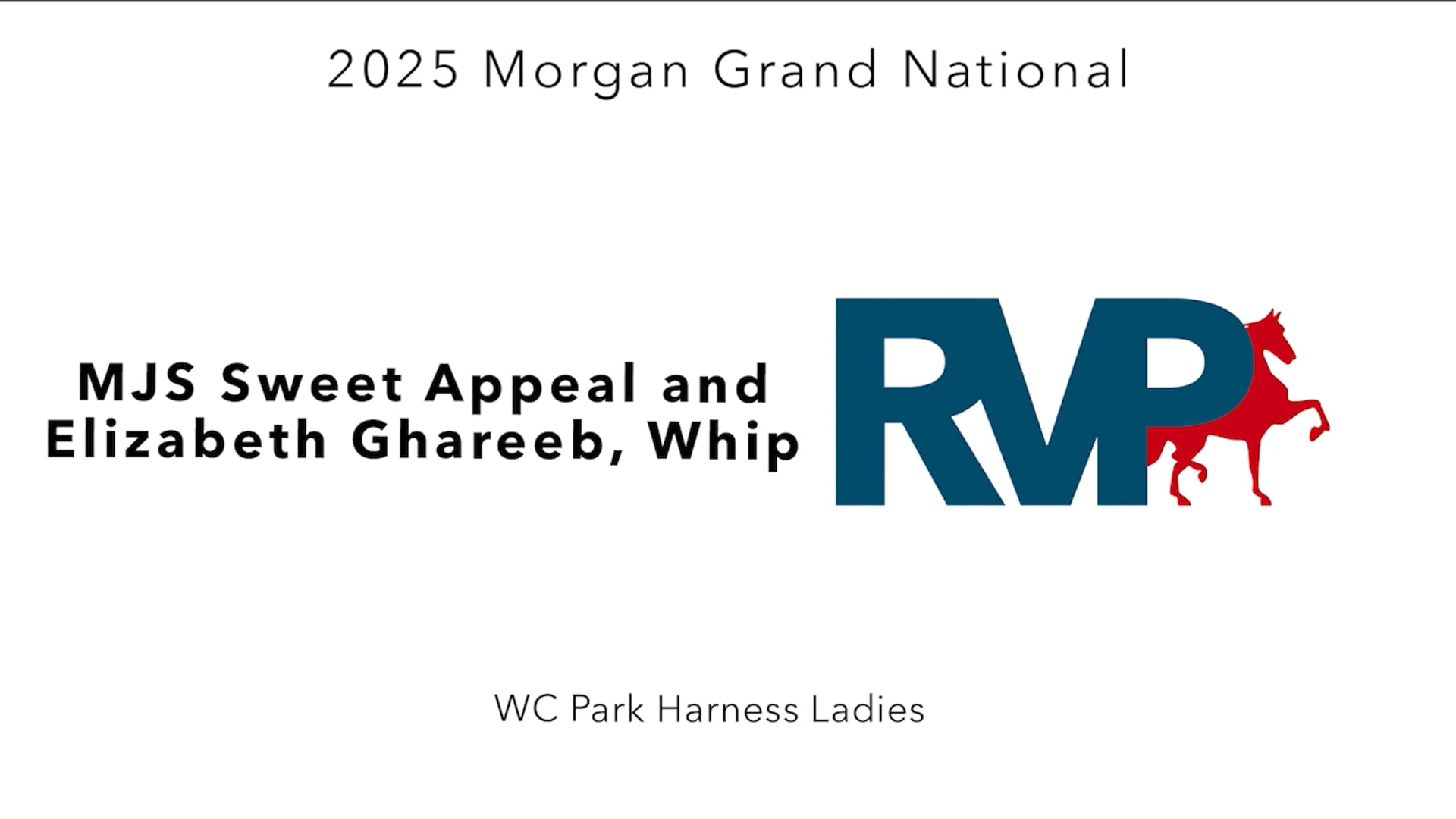 MGN25 - Class 434 - MJS Sweet Appeal and Elizabeth Ghareeb, Whip