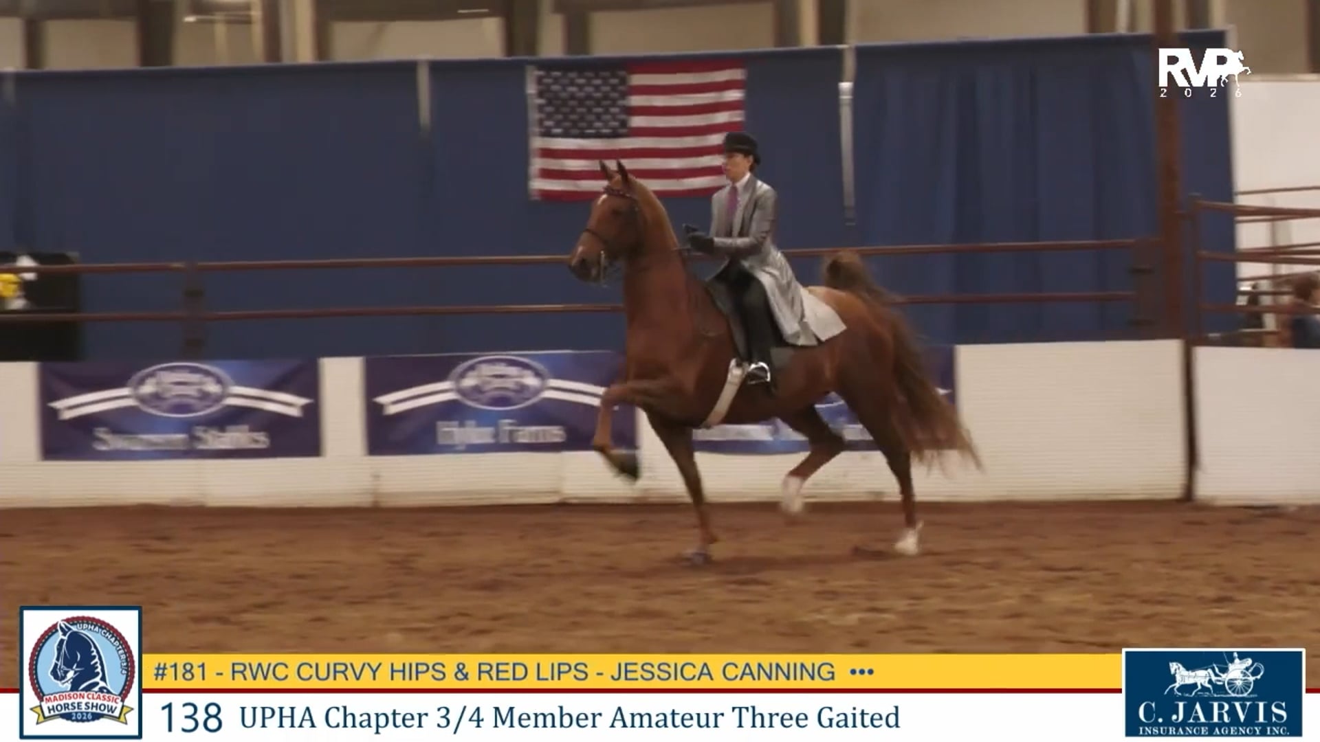 MC26 - Class 138 - UPHA Chapter 3-4 Member Amateur Three Gaited