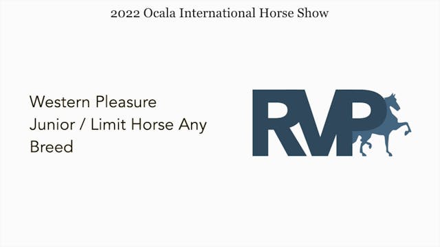 OIHS - Class 63 - Western Pleasure Ju...