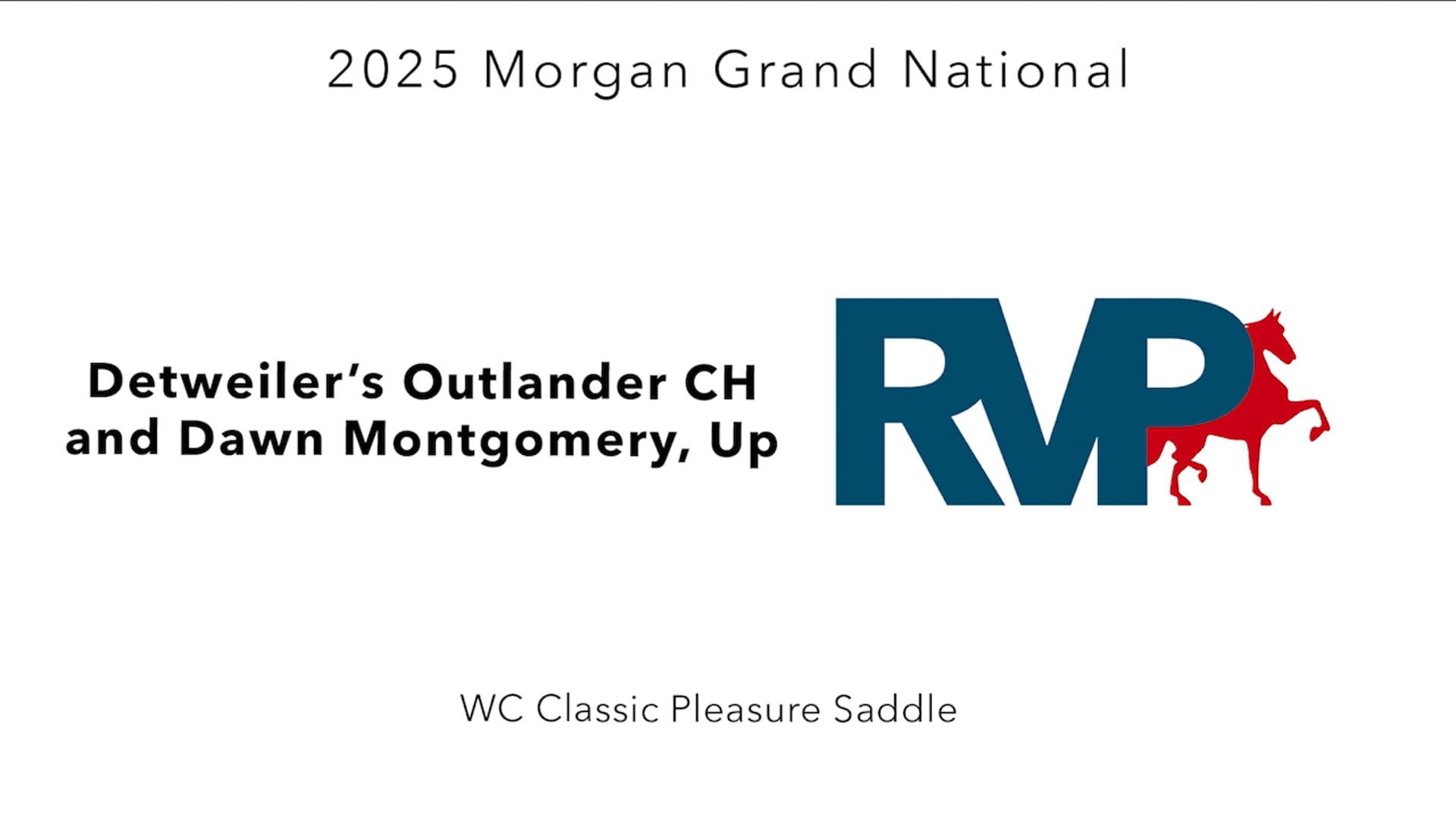 MGN25 - Class 153 - Detweiler's Outlander CH and Dawn Montgomery, Up