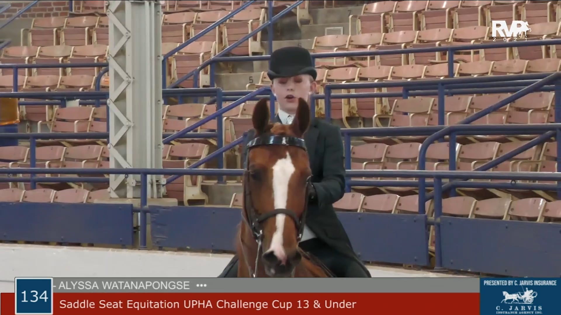 MW21 - Class 134 - Saddle Seat Equitation UPHA Challenge Cup 13 & Under 