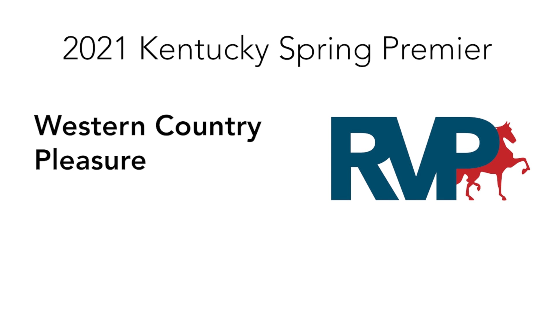 KYSP21 - Class 28 - Western Country Pleasure