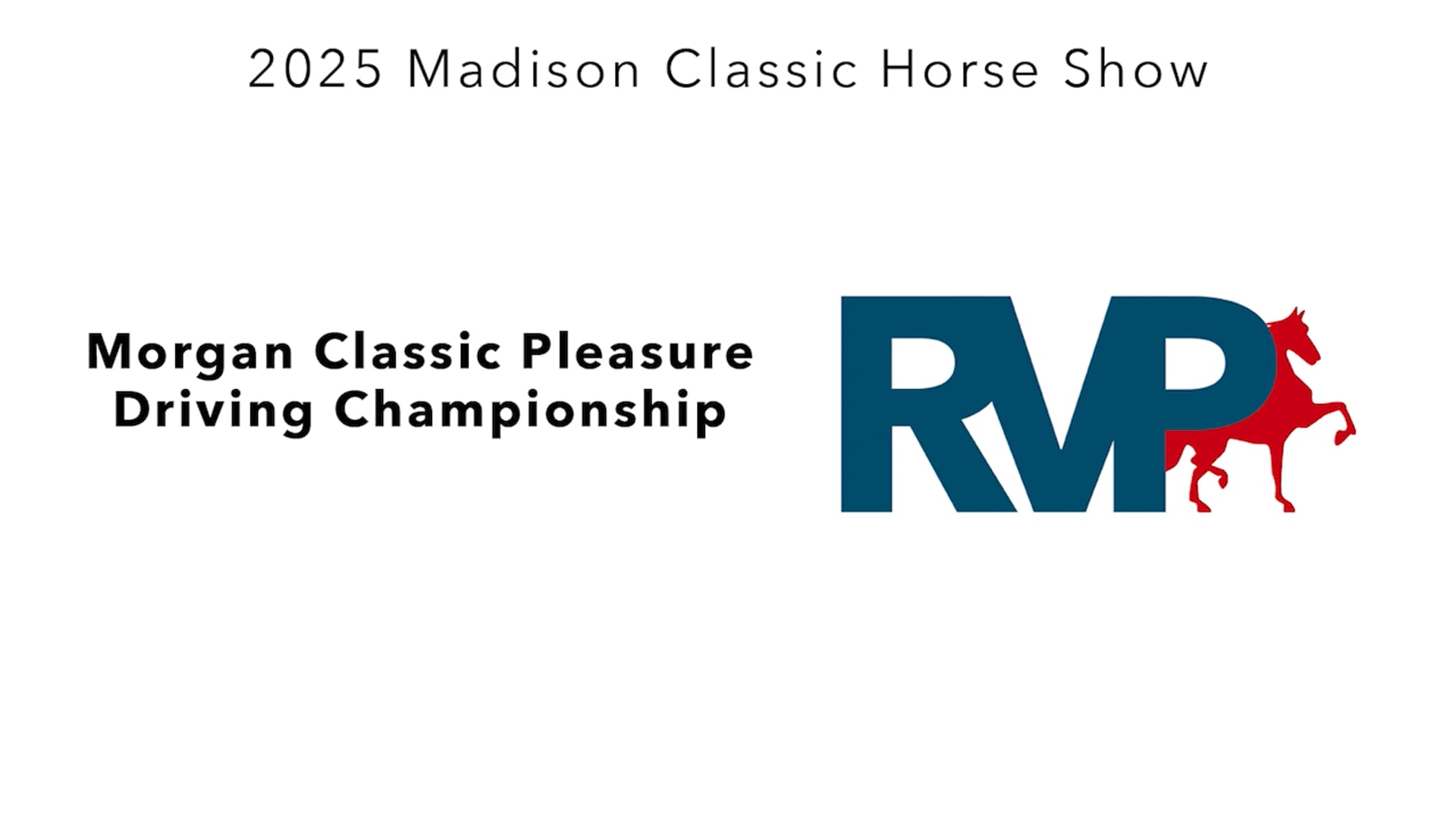 MC25 - CLass 119 - Morgan Classic Pleasure Driving Championship