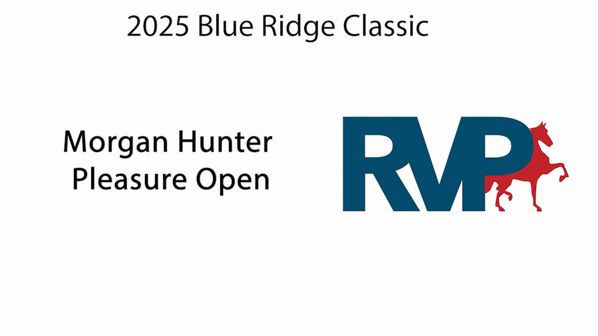 BRC25 - Class 15 - Morgan Hunter Pleasure Open