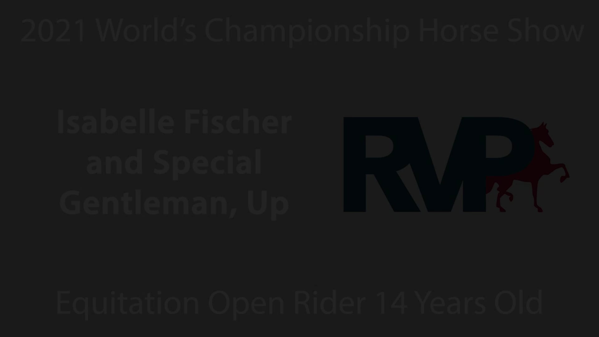 WCHS21 - Class 16 - Isabelle Fischer and Special Gentleman, Up