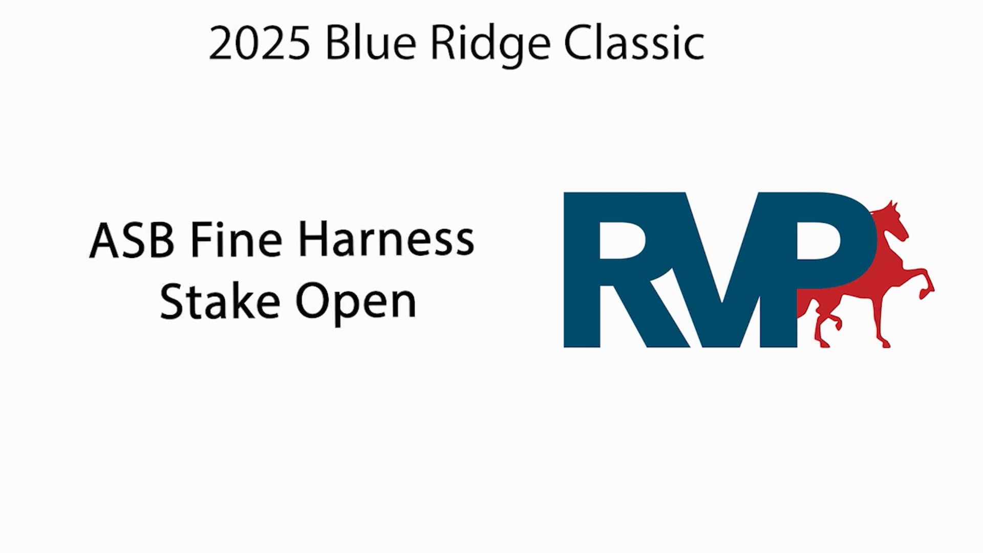 BRC25 - Class 167 - ASB Fine Harness Stake Open
