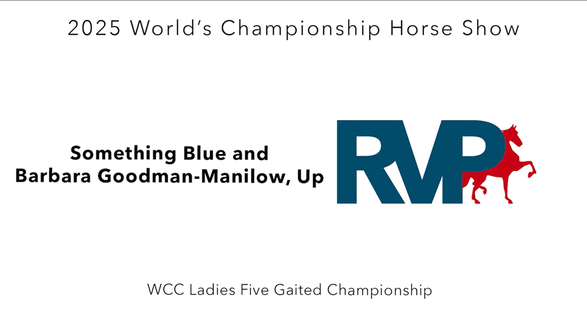 WCHS25 - Class 231 - Something Blue and Barbara Goodman-Manilow, Up