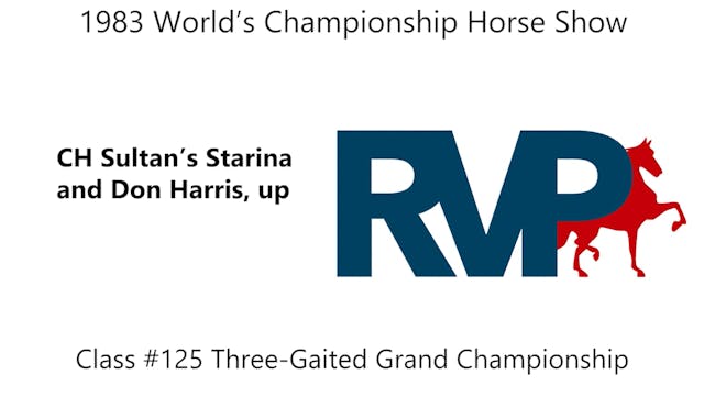 WCHS 1983 - CH Sultan's Starina and D...