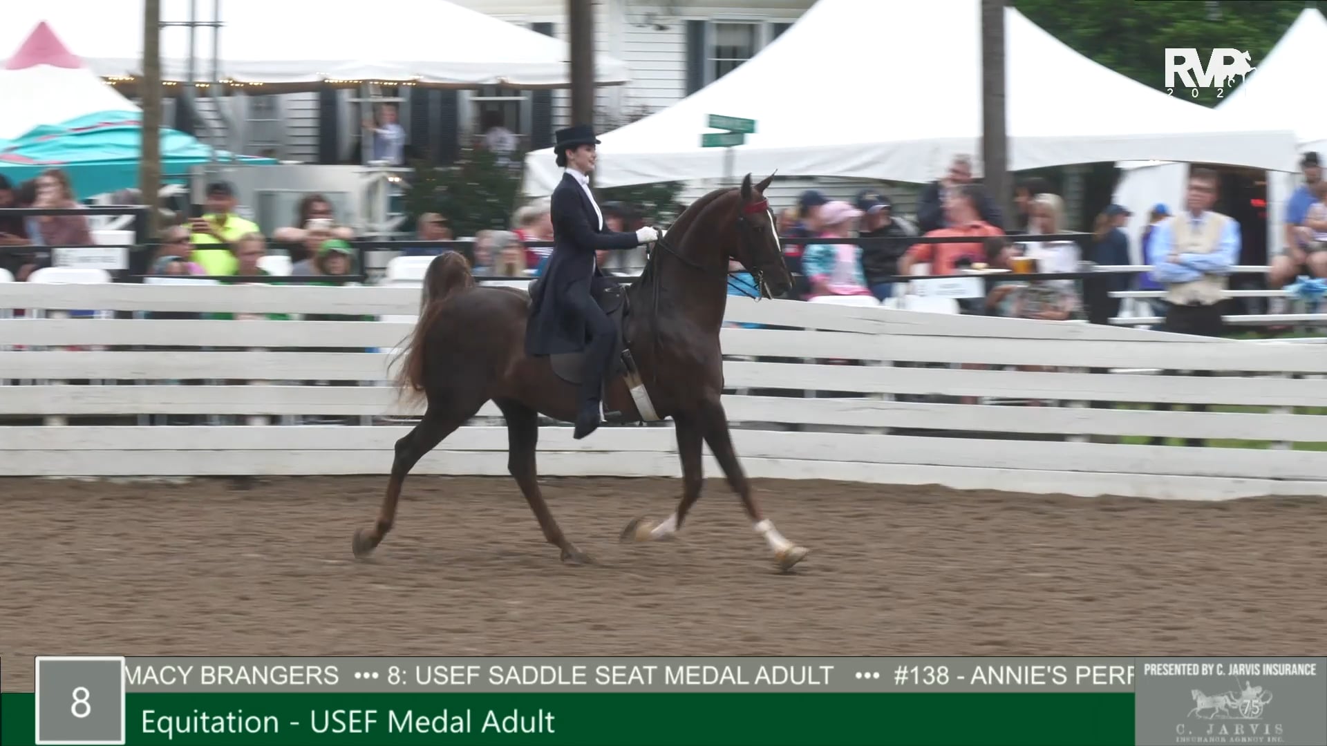 RC21 - Class 8 - USEF Saddle Seat  Medal Adult