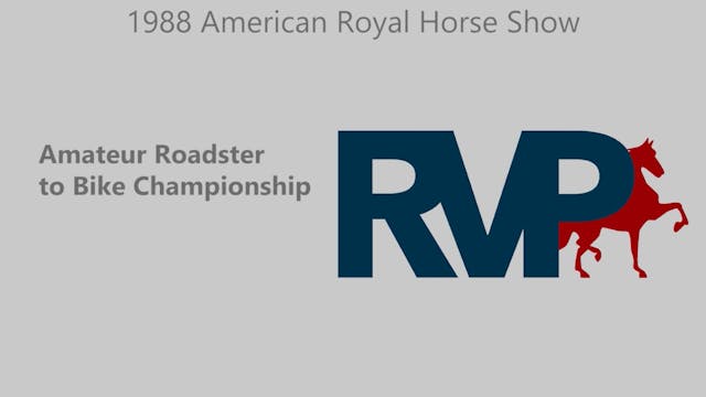 AR 1988 - Amateur Roadster to Bike Ch...