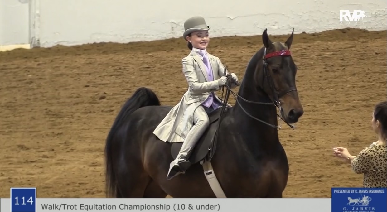 BB21 - Class 114 - Walk-Trot Equitation Championship 10 & Under