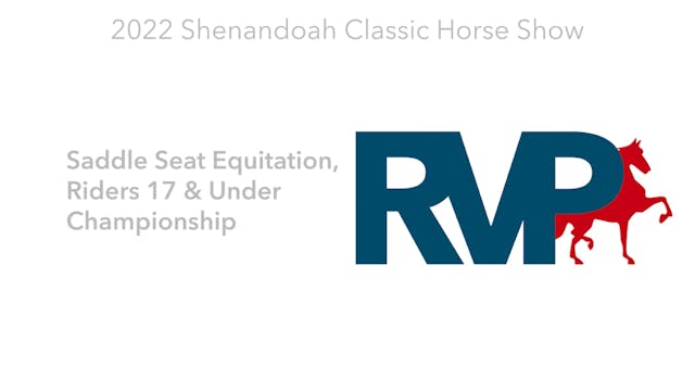 SC22 - Class 94 - Saddle Seat Equitat...