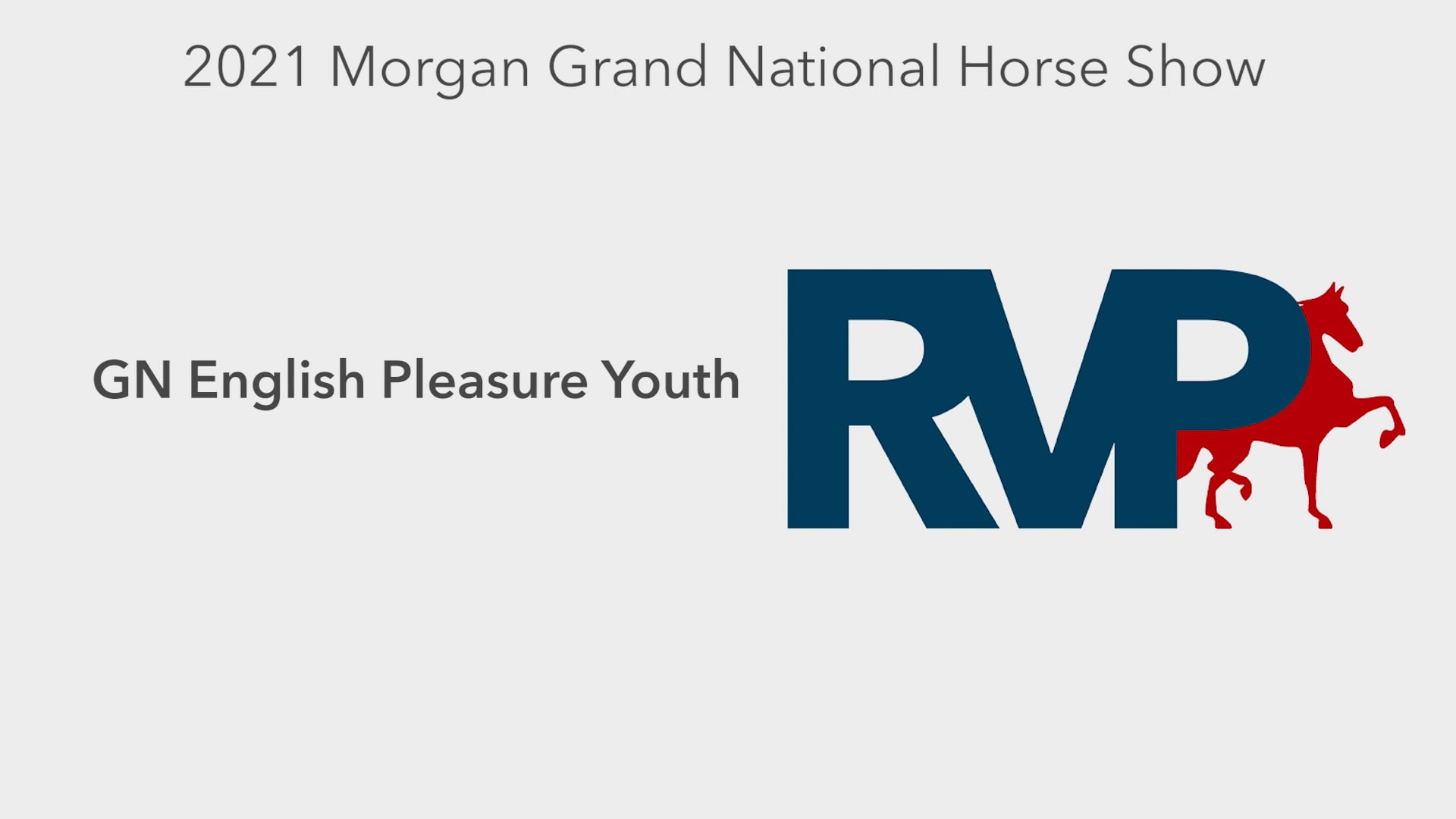 MGN21 - Class 88 - GN English Pleasure Youth