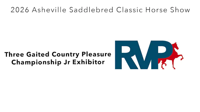 ASC26 - Class 130 - Three Gaited Coun...