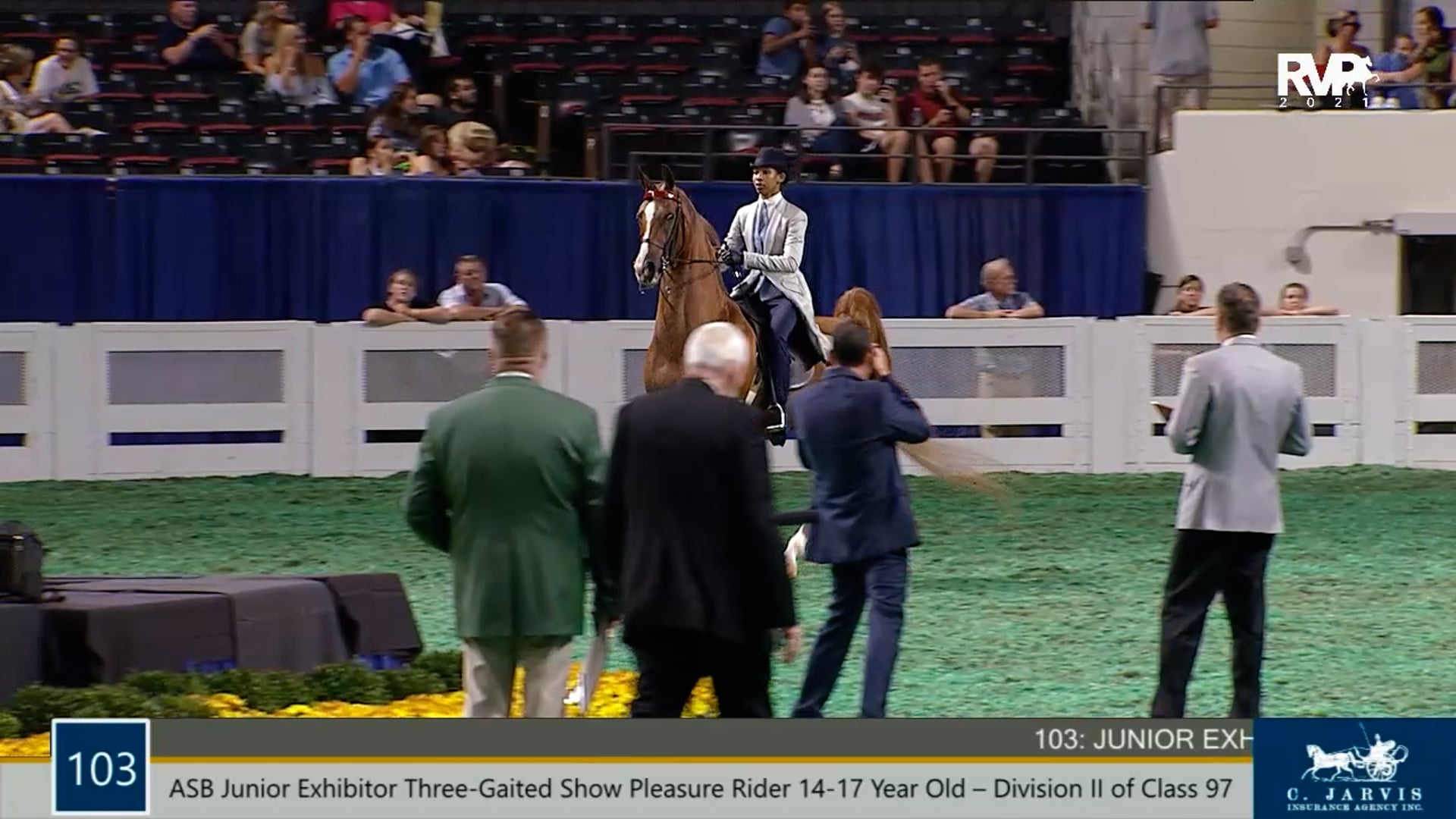 WCHS21 - Class 103 - ASB Jr Exhibitor 3G Show Pl Rider 14-17 Year Old Division 2