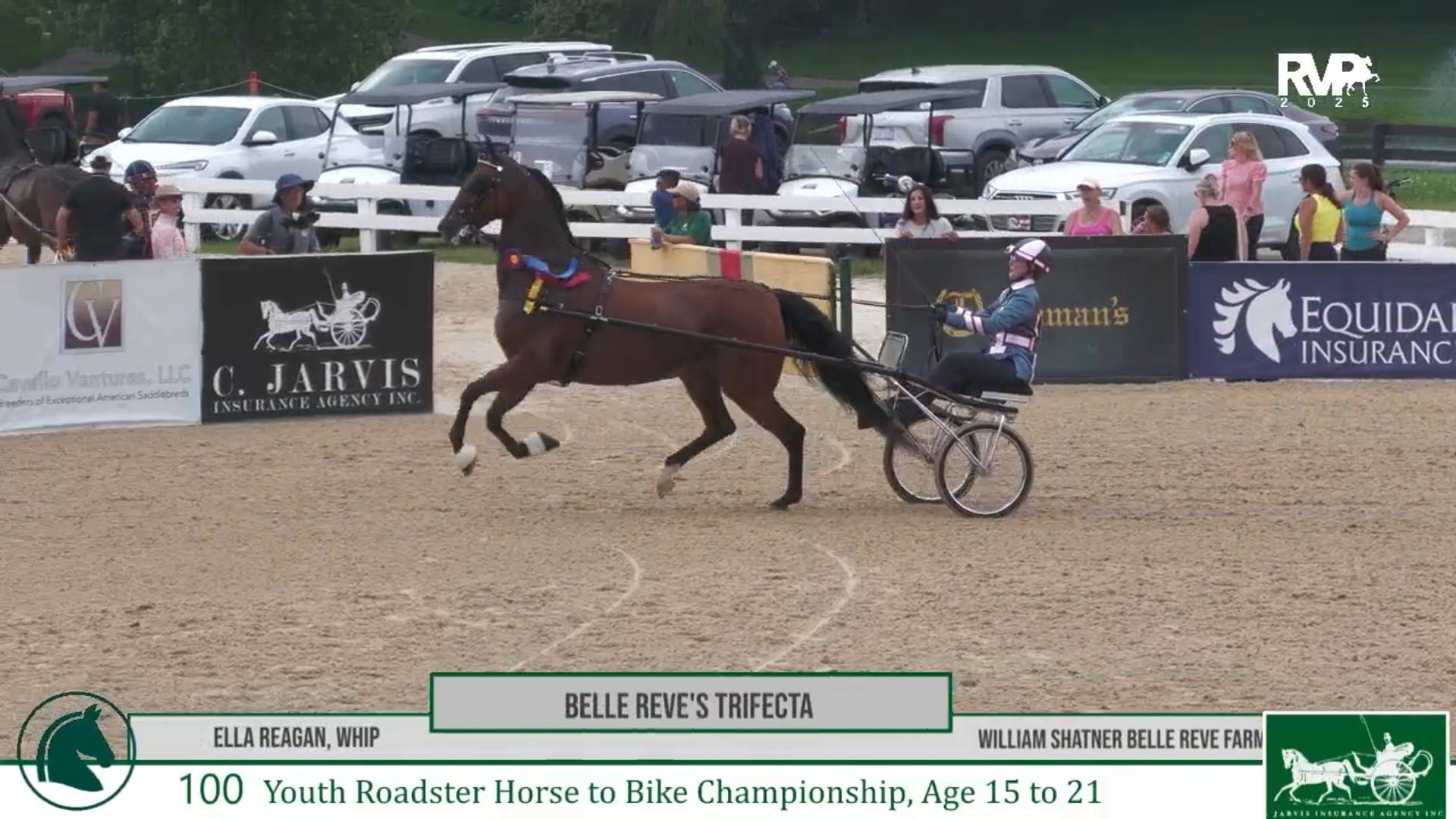 LJL25 - Class 100 - Belle Reve's Trifecta and Ella Reagan, Whip