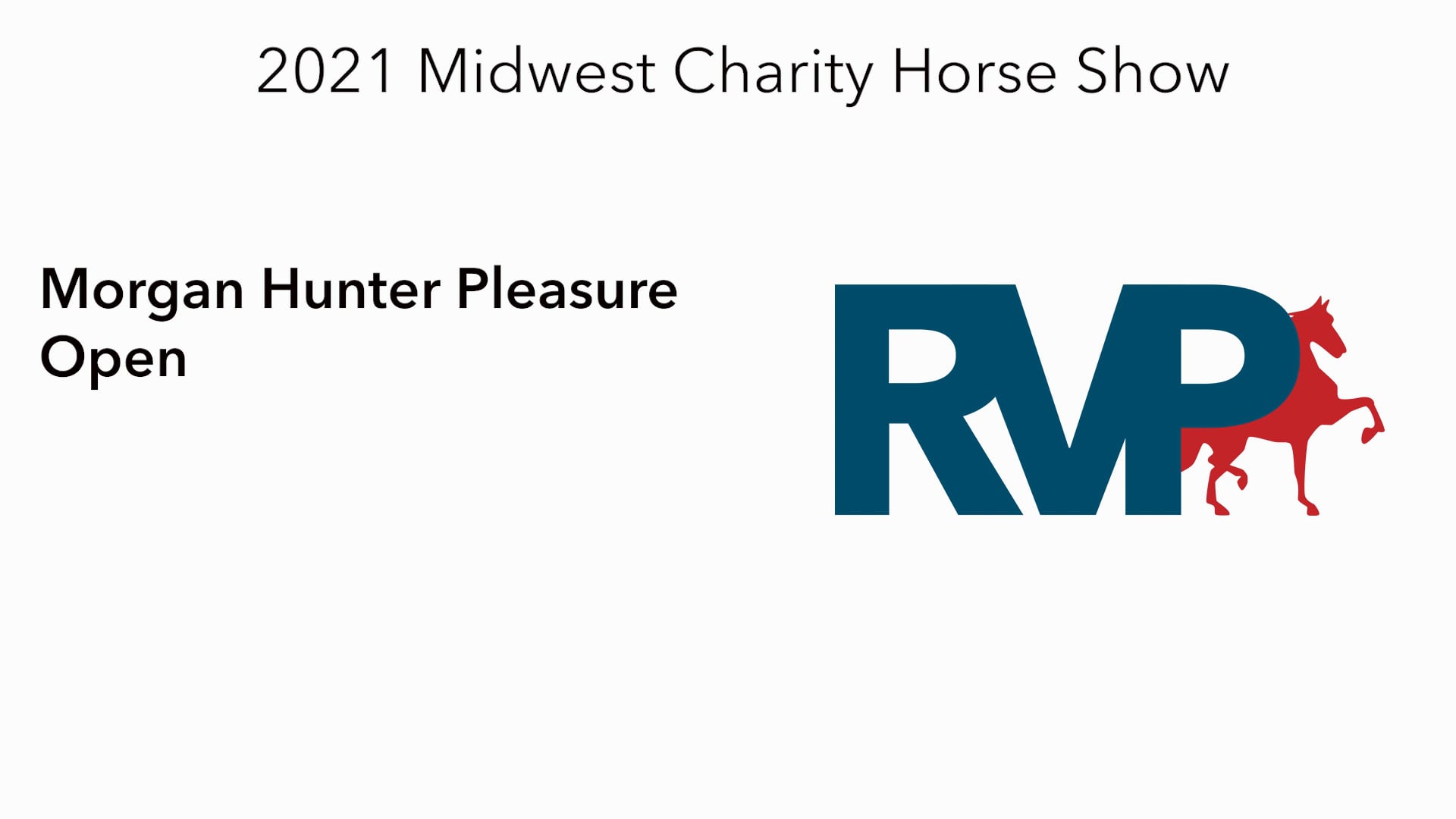 MW21 - Class 146 - Morgan Hunter Pleasure Open
