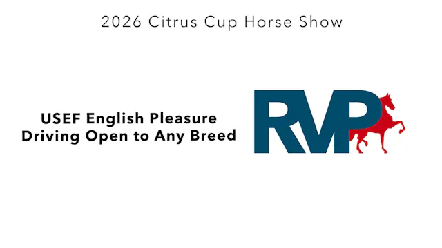 CC26 - Class 23 - USEF English Pleasu...