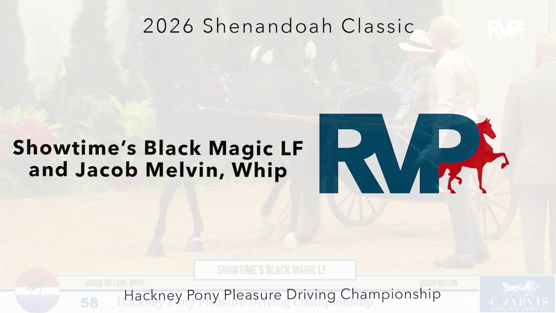 SC26 - Class 58 - Showtime's Black Magic LF and Jacob Melvin, Whip