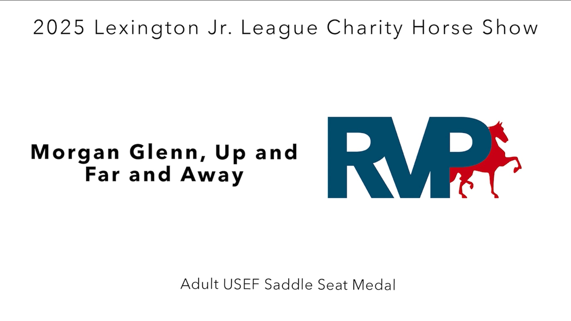 LJL25 - Class 13 - Morgan Glenn, Up and Far and Away