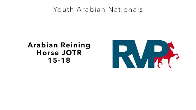 YAN24 - Class 394 - Arabian Reining H...