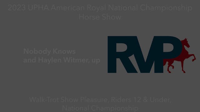 AR23 - Class 107 - Nobody Knows and H...