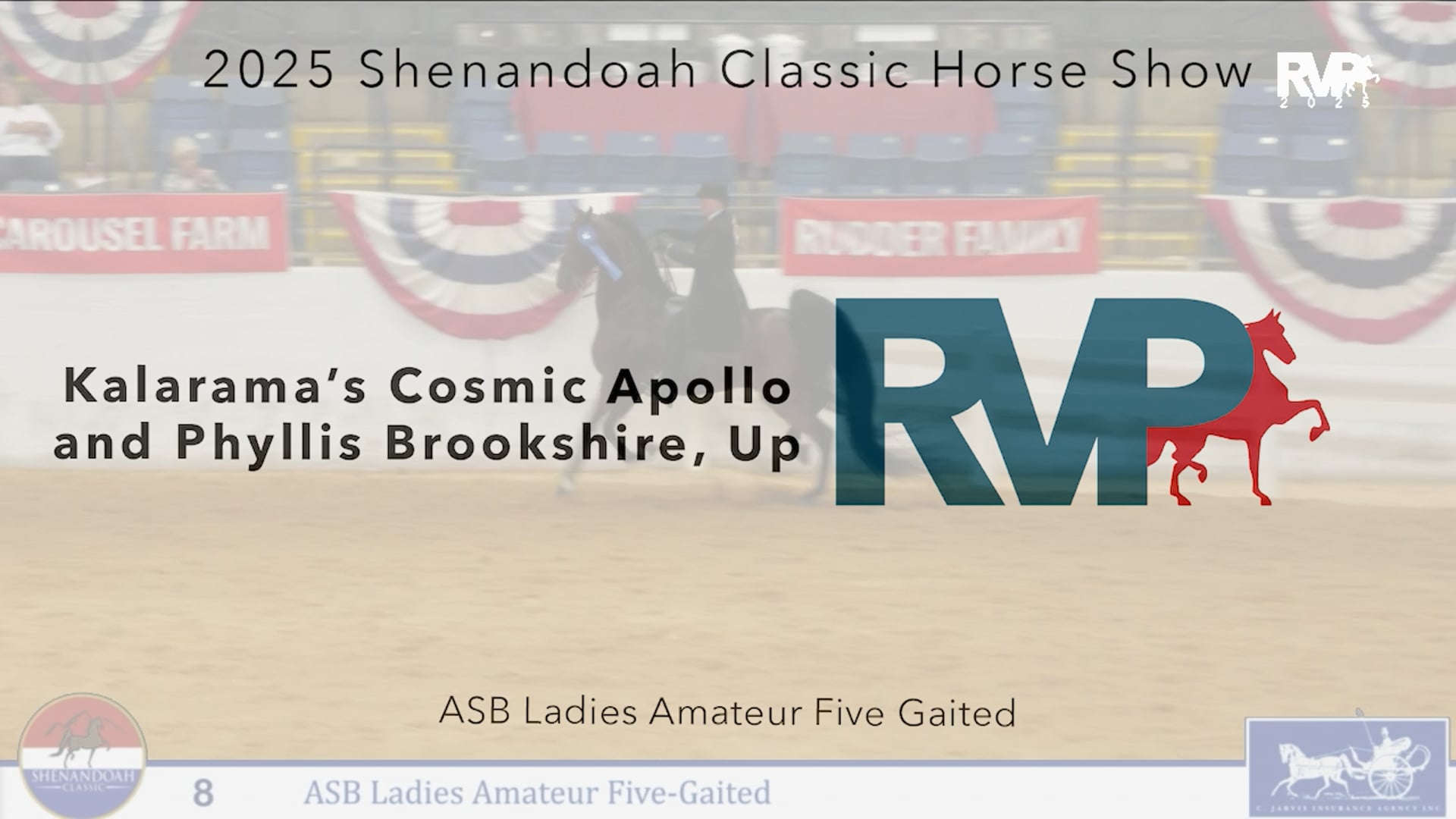 SC25 - Class 8 - Kalarama's Cosmic Apollo and Phyllis Brookshire, Up