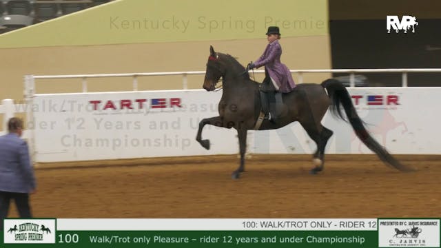 KYSP24 - Class 100 - Walk-Trot Only P...