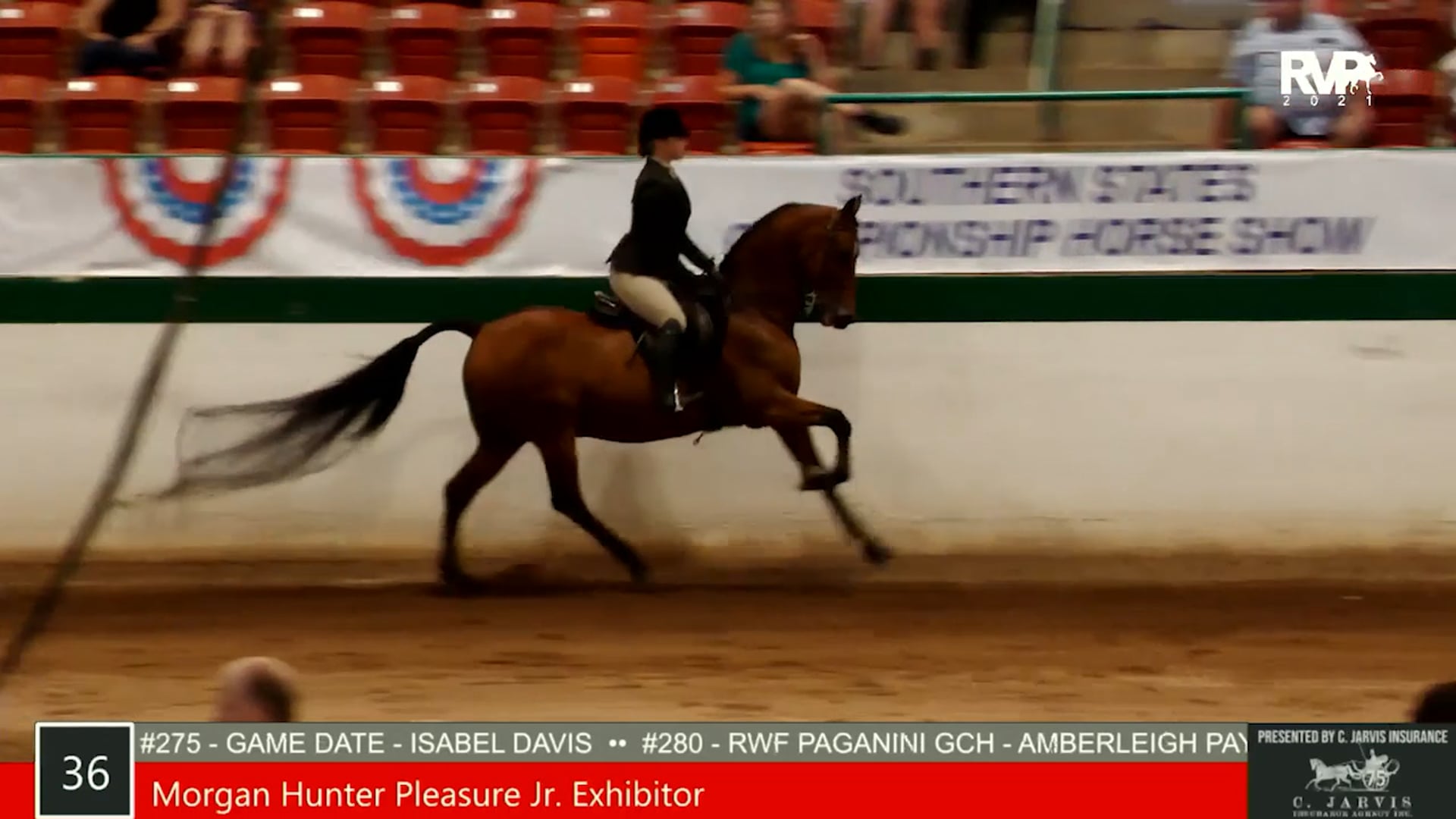 SS21 - Class 36 - Morgan Hunter Pleasure Junior Exhibitor