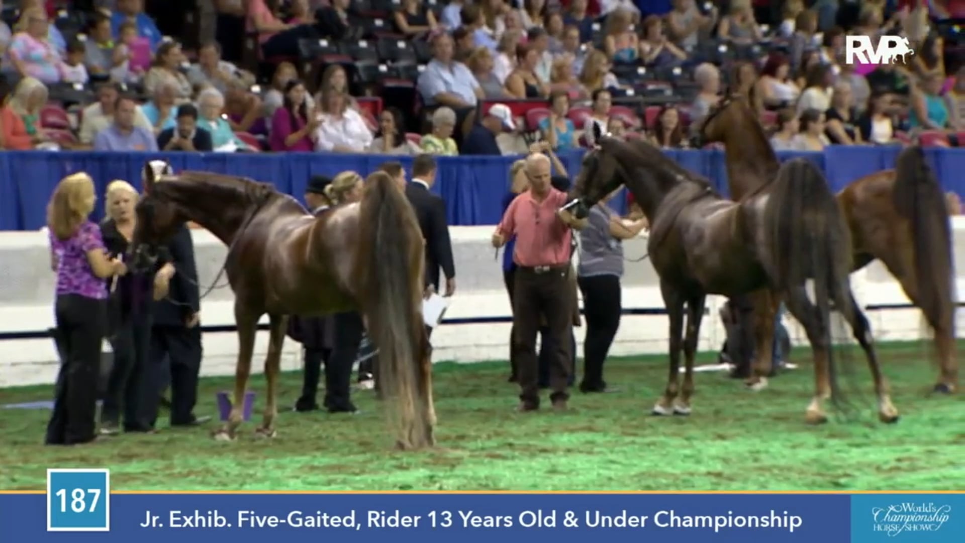 2015 WCHS - Class 187 Junior Exhibitor Five Gaited, Rider 13 Years Old & Under Championship