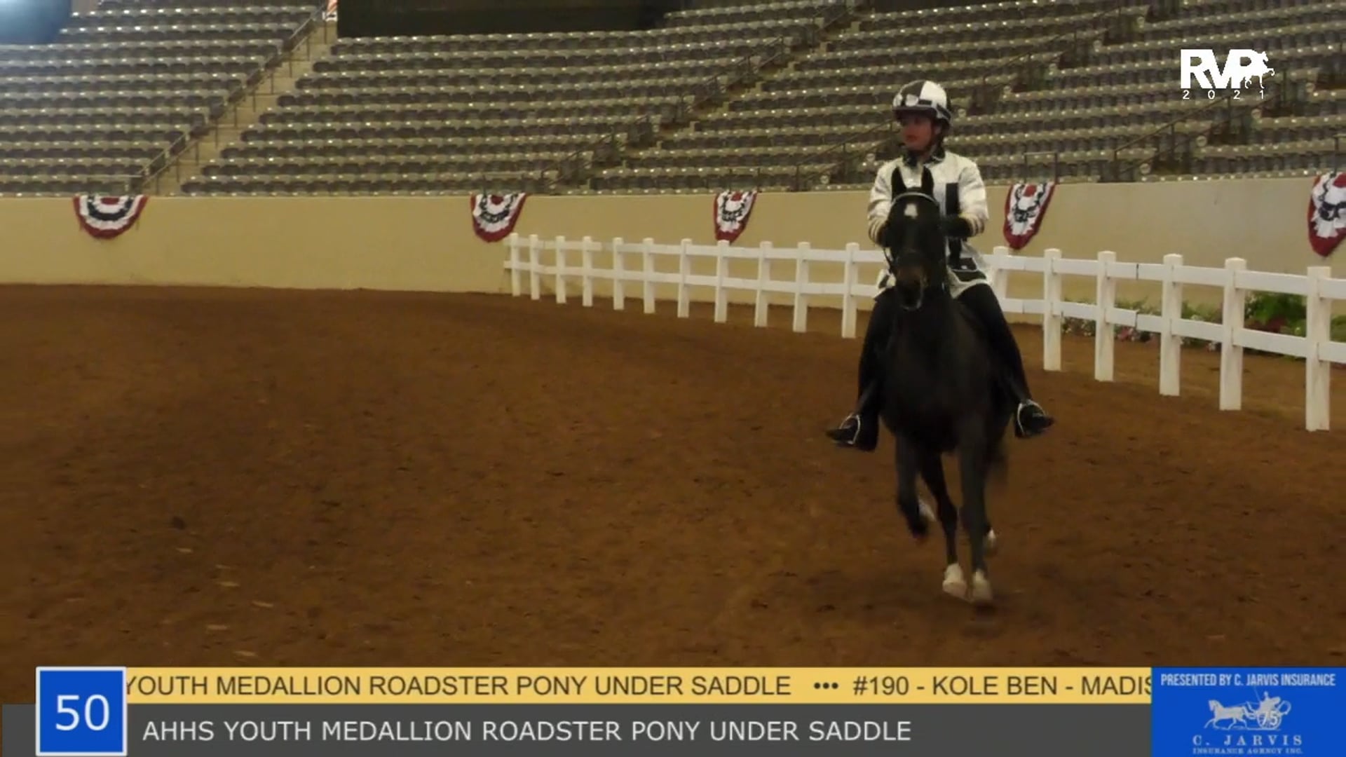 KYSP21 - Class 50 - AHHS Youth Medallion Roadster Pony Under Saddle